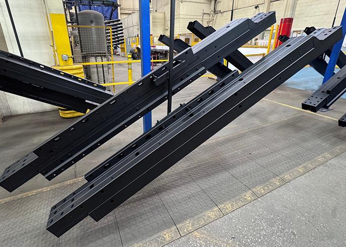 Rivian Bars being powder coated