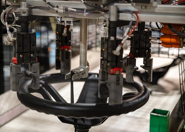 Close up of robot